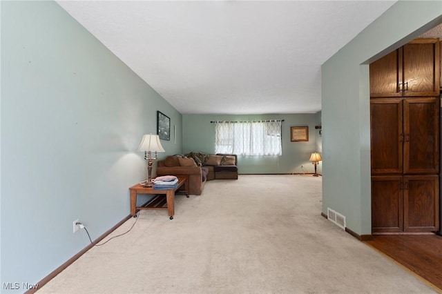 1781 Old Forge Rd, Mogadore, OH 44260 - living area with baseboards and light carpet