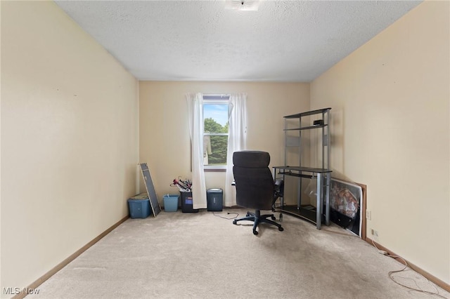 1781 Old Forge Rd, Mogadore, OH 44260 - carpeted office space featuring a textured ceiling