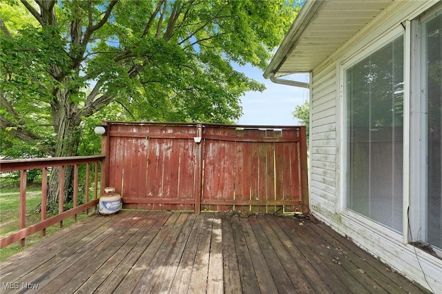 1781 Old Forge Rd, Mogadore, OH 44260 - view of wooden deck