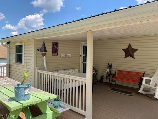 62 Township Road 245, Toronto, OH 43964 - view of wooden porch