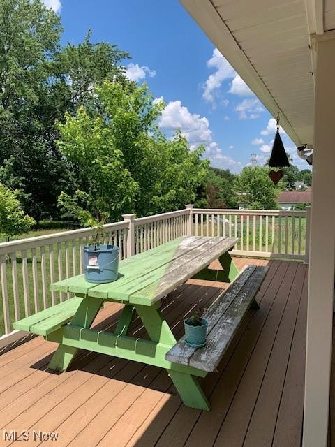 62 Township Road 245, Toronto, OH 43964 - wooden deck featuring outdoor dining area