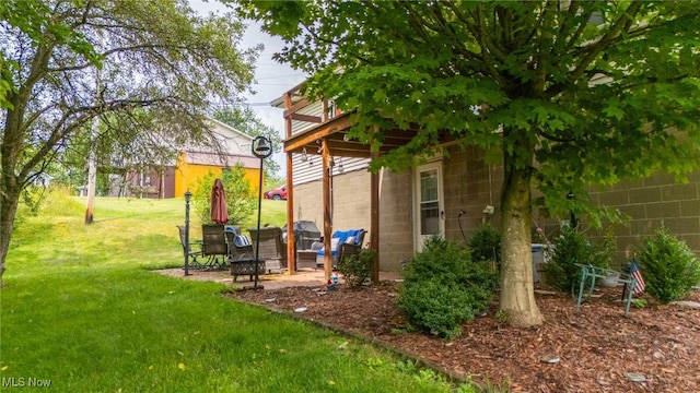 191 Ridgeland Dr, Toronto, OH 43964 - view of grassy yard featuring a patio
