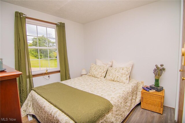 191 Ridgeland Dr, Toronto, OH 43964 - bedroom featuring wood finished floors and a textured ceiling