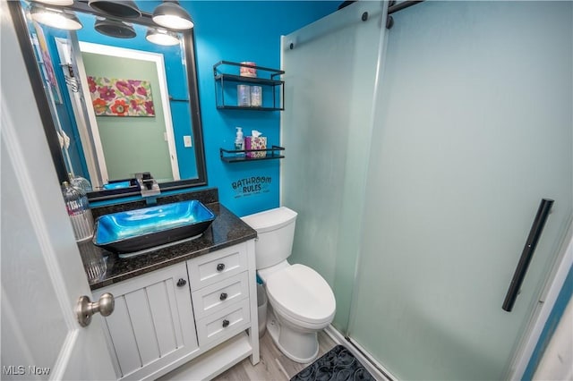 1291 Woodhurst Dr, Austintown, OH 44515 - bathroom featuring vanity and wood finished floors