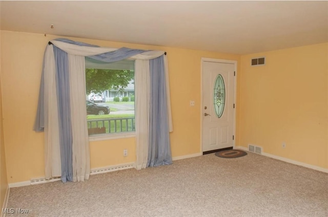 51 N Navarre Ave, Youngstown, OH 44515 - entryway with carpet and baseboards