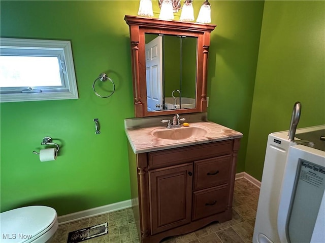 468 Carl St, Cumberland, OH 43732 - bathroom featuring vanity and toilet