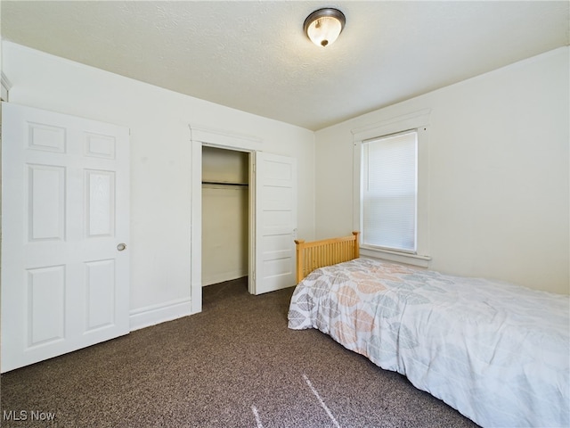 237 E Thornton St, Akron, OH 44311 - bedroom with dark carpet and a closet