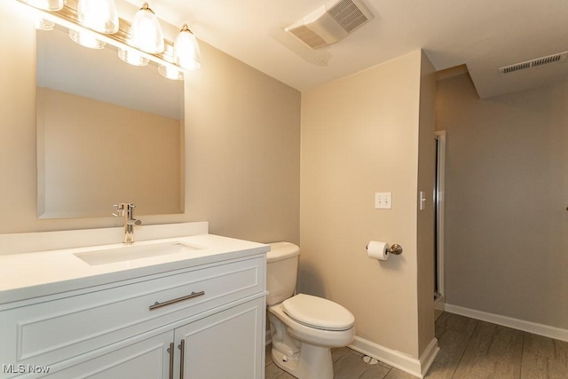 415 Cascade Ct, Avon Lake, OH 44012 - full bath with vanity and wood finished floors