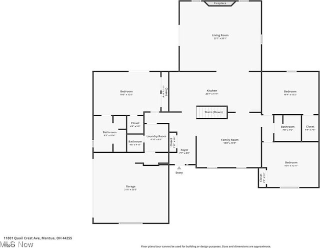 11801 Quail Crest Ave, Mantua, OH 44255 - view of home floor plan