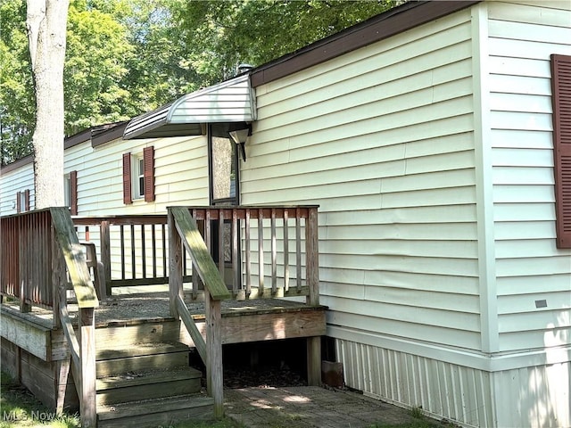 1229 Columbiana Lisbon Rd Unit 104, Columbiana, OH 44408 - view of wooden terrace
