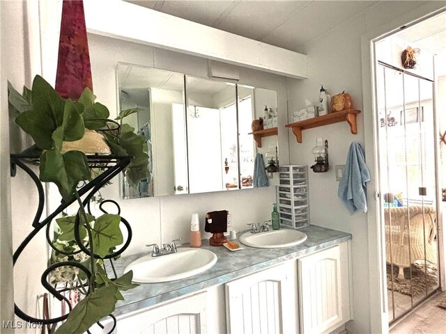 1229 Columbiana Lisbon Rd Unit 104, Columbiana, OH 44408 - bathroom with double vanity