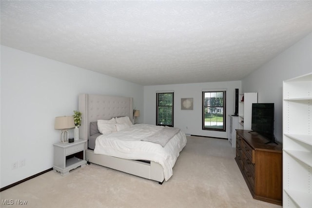 1593 Stonington Dr, Hudson, OH 44236 - bedroom with light carpet and a textured ceiling