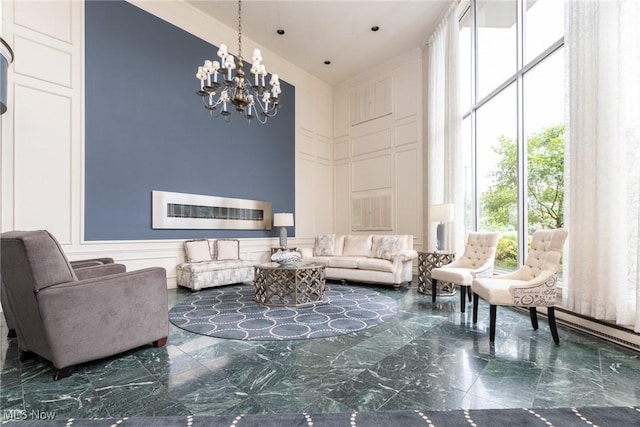 2112 Acacia Park Dr Unit 220, Lyndhurst, OH 44124 - community lobby featuring a towering ceiling and a decorative wall