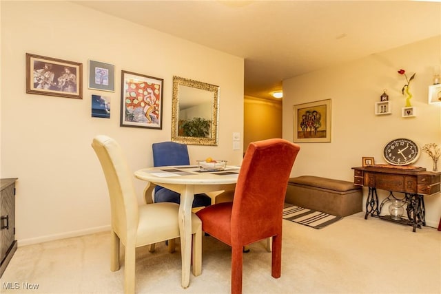 2112 Acacia Park Dr Unit 220, Lyndhurst, OH 44124 - carpeted dining room with baseboards