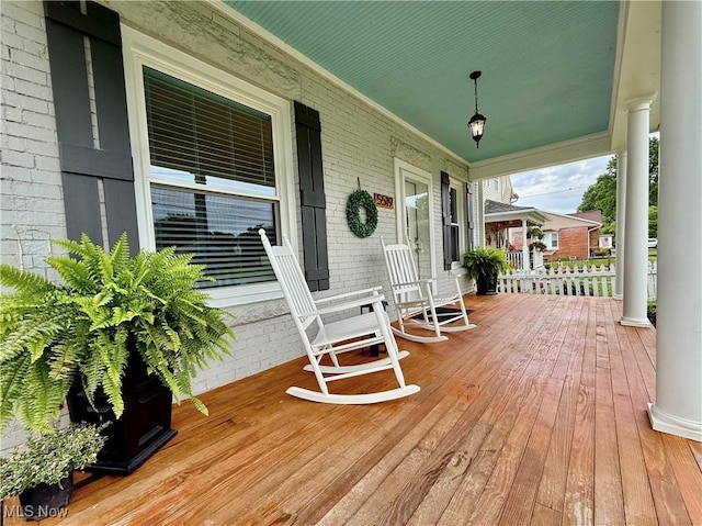 5519 4th Ave, Vienna, WV 26105 - view of wooden porch