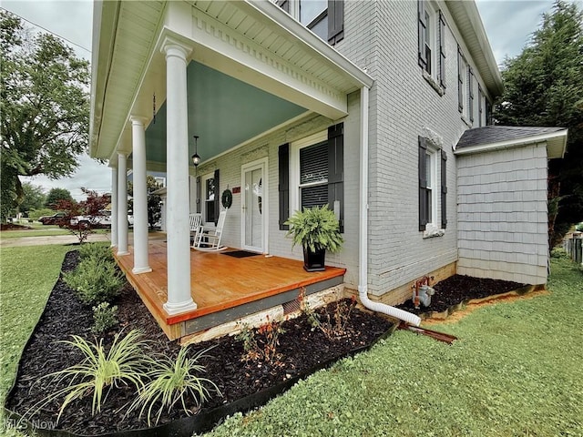 5519 4th Ave, Vienna, WV 26105 - wooden porch with a yard