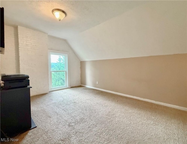 5519 4th Ave, Vienna, WV 26105 - additional living space featuring carpet and vaulted ceiling