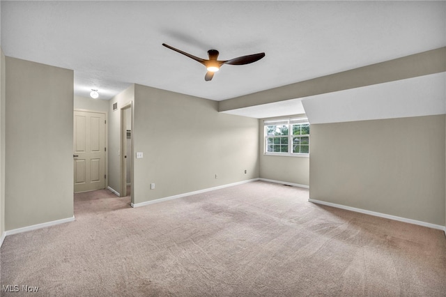 9543 Ridge Ct, Twinsburg, OH 44087 - carpeted empty room featuring a ceiling fan and baseboards
