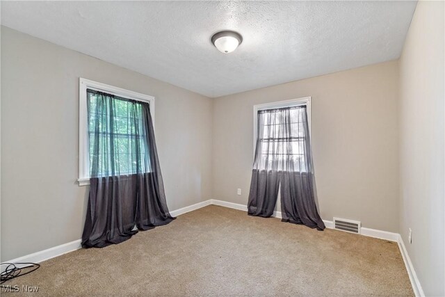 2016 Spring Ave NE, Canton, OH 44714 - carpeted empty room with plenty of natural light and a textured ceiling