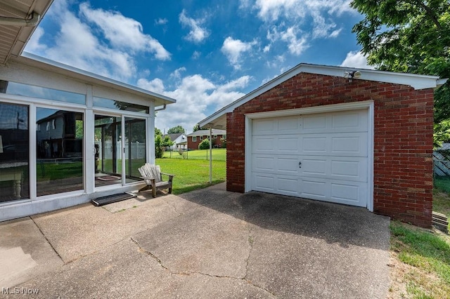 3800 7th Ave, Vienna, WV 26105 - detached garage with concrete driveway