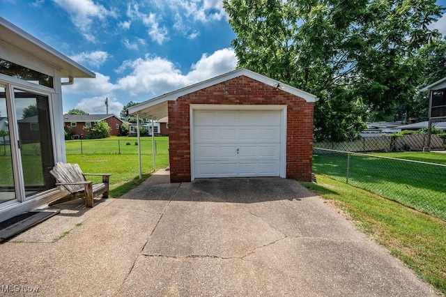 3800 7th Ave, Vienna, WV 26105 - detached garage with concrete driveway
