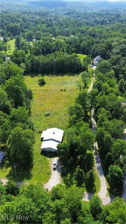 67 Neil Ann Dr, Parkersburg, WV 26101 - aerial view of a heavily wooded area