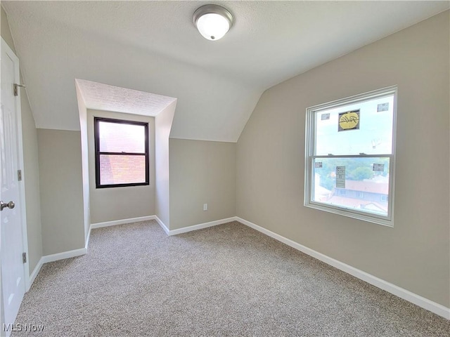 1006 Jackson Ave, Parkersburg, WV 26101 - additional living space with vaulted ceiling, light carpet, and healthy amount of natural light