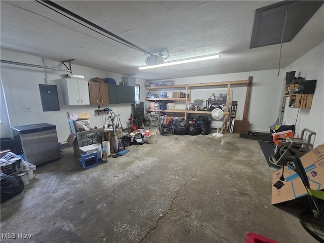 221 S Elm St, Jefferson, OH 44047 - garage with electric panel