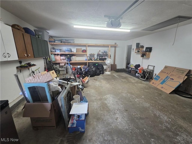 221 S Elm St, Jefferson, OH 44047 - garage featuring a garage door opener