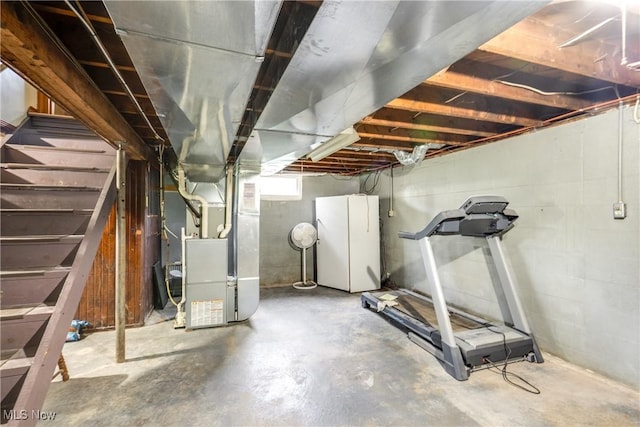 3985 Etter Rd, Mogadore, OH 44260 - basement with heating unit