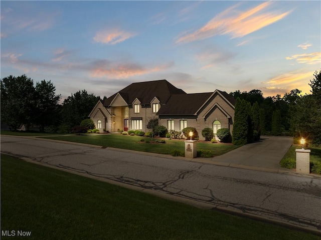 112 Caraplace, Wintersville, OH 43953 - french country inspired facade featuring a front lawn