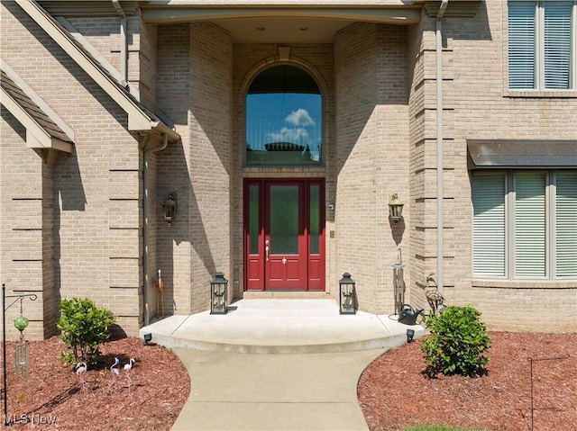 112 Caraplace, Wintersville, OH 43953 - view of exterior entry featuring brick siding