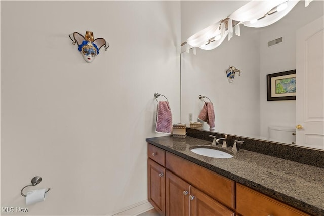 112 Caraplace, Wintersville, OH 43953 - half bath featuring vanity and toilet