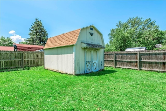 5149 Langfitt St, Vermilion, OH 44089 - view of shed with a fenced backyard