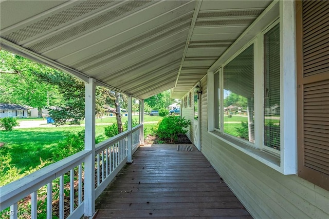 5149 Langfitt St, Vermilion, OH 44089 - wooden porch with a yard