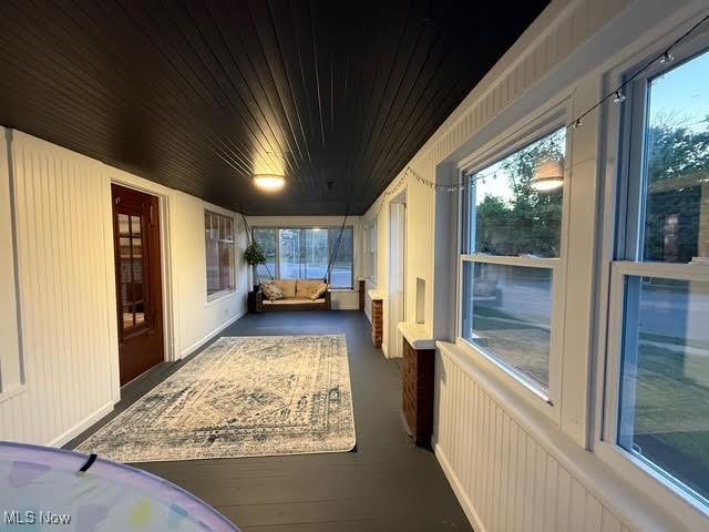 21430 Lakeshore Blvd, Euclid, OH 44123 - hall featuring wooden ceiling