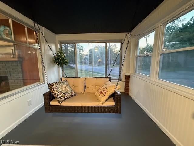 21430 Lakeshore Blvd, Euclid, OH 44123 - sunroom featuring baseboards