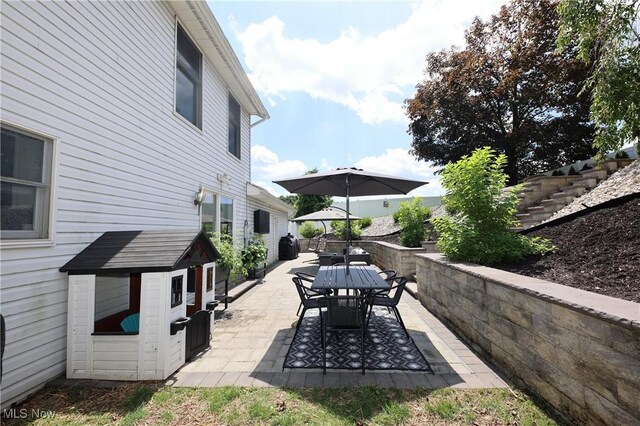 1524 Walker Rd, Follansbee, WV 26037 - view of patio / terrace with outdoor dining area
