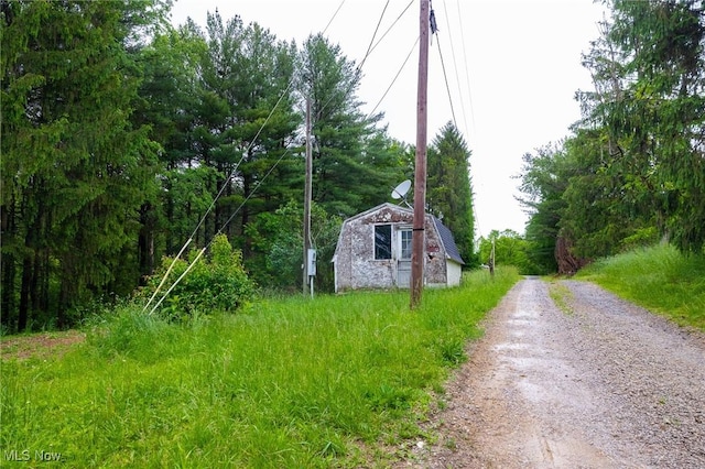 2461 Peters Creek Rd, Cambridge, OH 43725 - view of road with a barn