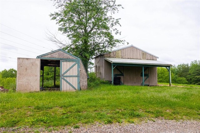 2461 Peters Creek Rd, Cambridge, OH 43725 - view of pole building