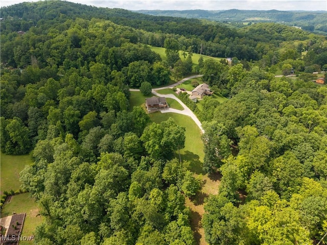 114 Buckner Bend Rd, Walker, WV 26180 - drone / aerial view of a heavily wooded area