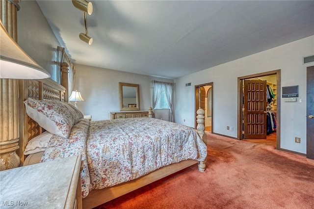 68 Caravel Pl, Wintersville, OH 43953 - carpeted bedroom featuring a walk in closet and a closet