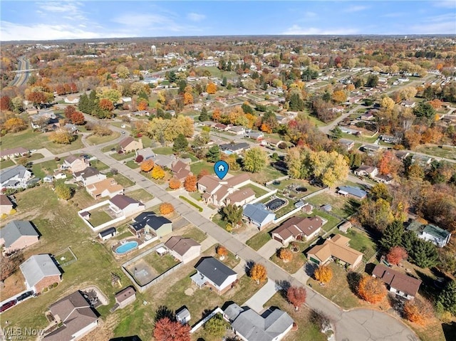 68 Caravel Pl, Wintersville, OH 43953 - aerial view of property and surrounding area featuring nearby suburban area