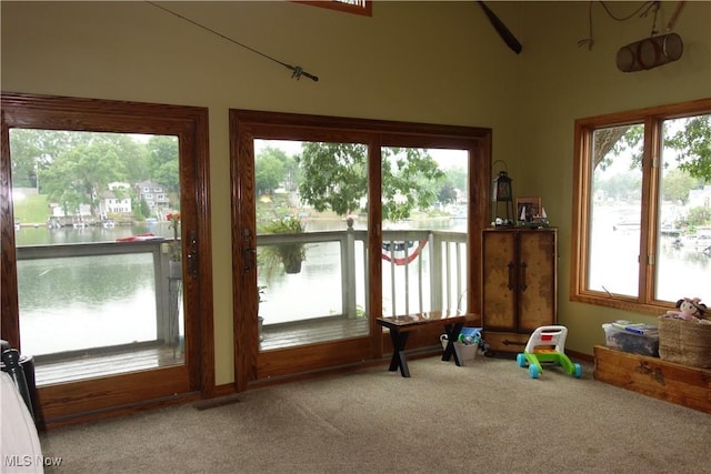 3545 Malley Ave, Coventry Township, OH 44319 - sunroom with a water view