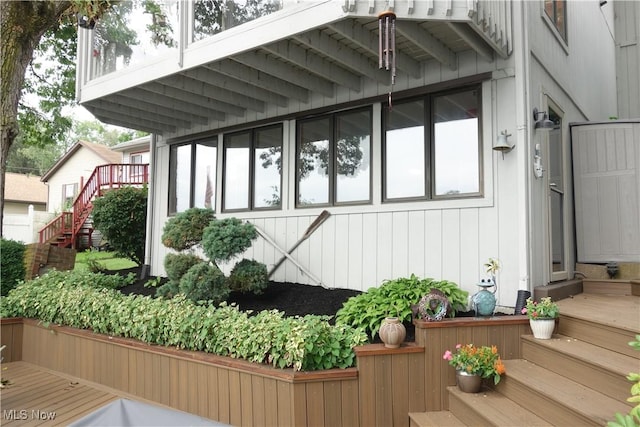 3545 Malley Ave, Coventry Township, OH 44319 - view of property exterior with stairs