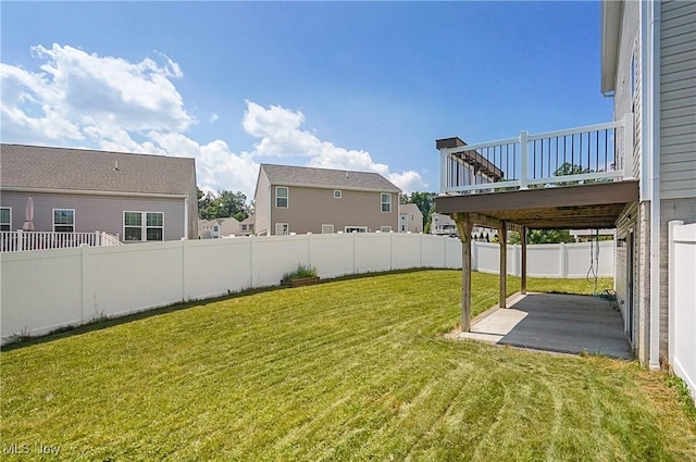 120 Glenridge Cir, Tallmadge, OH 44278 - fenced backyard featuring a patio
