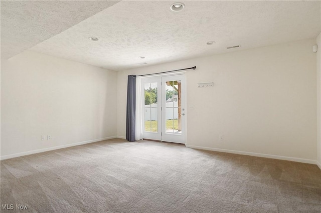 120 Glenridge Cir, Tallmadge, OH 44278 - unfurnished room featuring carpet flooring, a textured ceiling, and recessed lighting