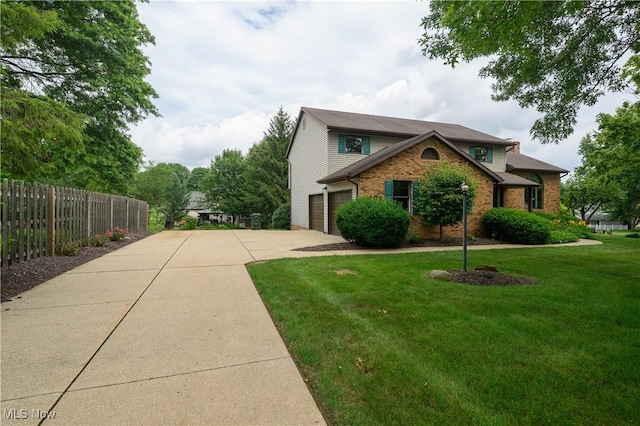 6104 Shipslanding Ave NW, Canton, OH 44718 - view of side of home featuring driveway and brick siding