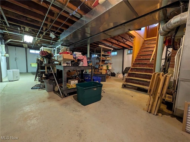 7567 Inland Dr, Olmsted Falls, OH 44138 - below grade area featuring stairway