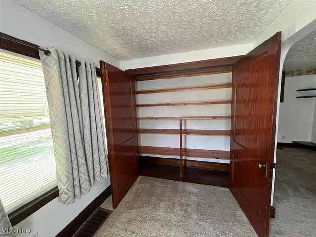 3731 Washington Park Blvd, Newburgh Heights, OH 44105 - spacious closet featuring arched walkways and carpet